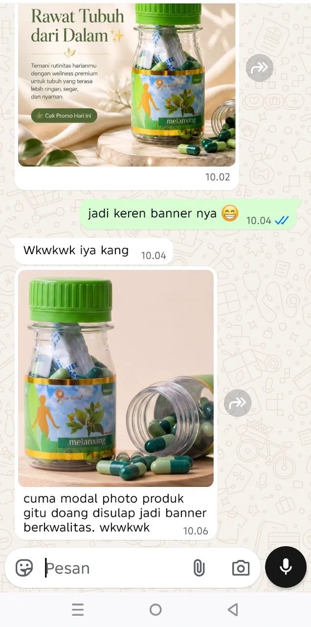 Screenshot testimoni