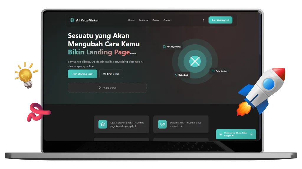 AI PageMaker Pro Mockup